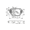 KSS-8547 Мойка из нержавеющей стали KAISER 849*472*180